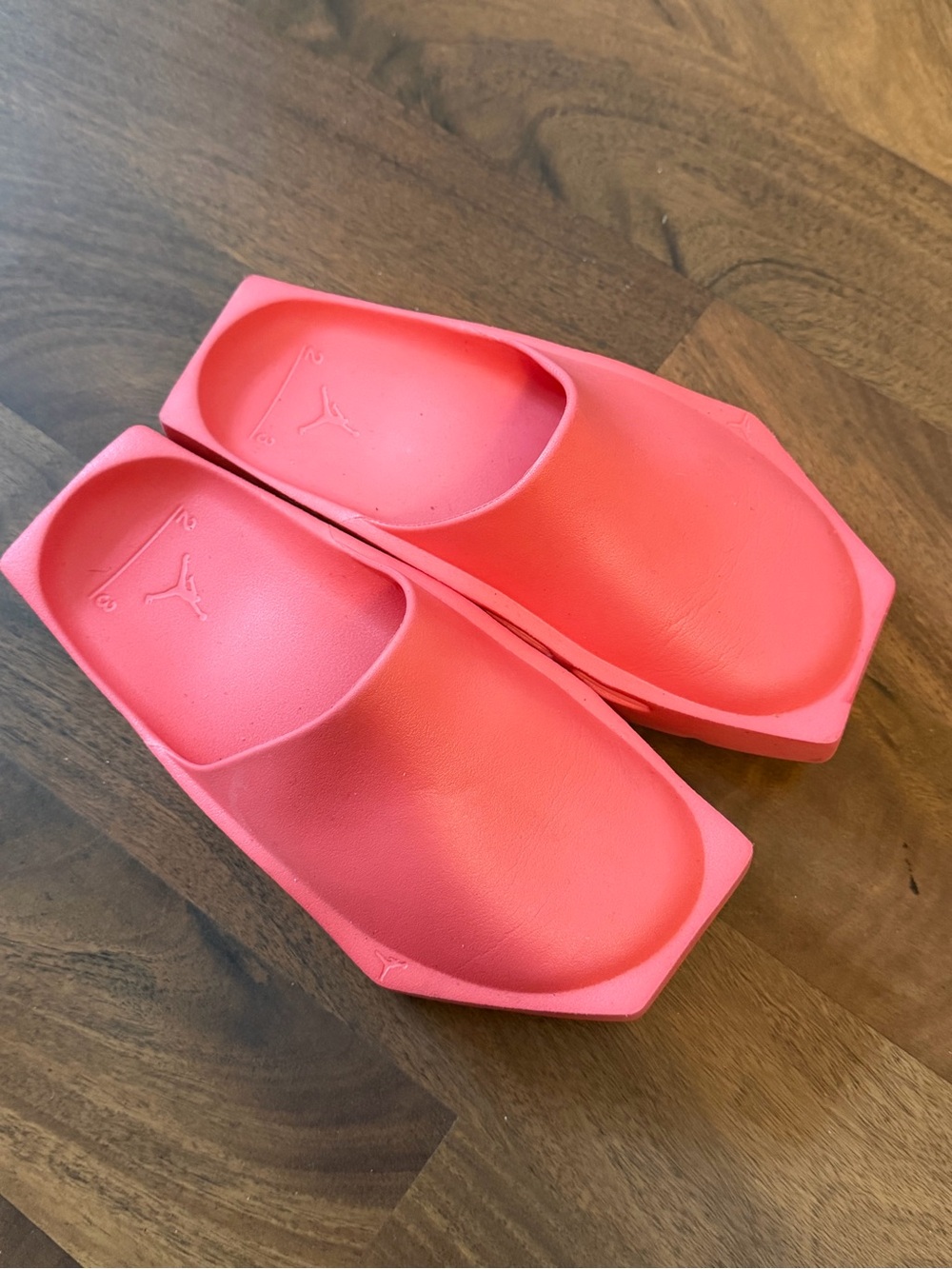 Jordan unisex Coral-Pink Slip-On Slides
